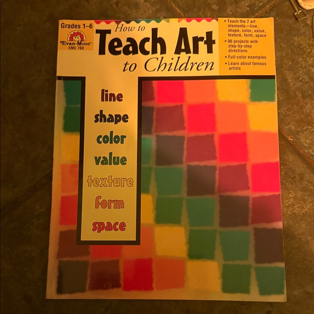 How to Teach Art to Children - Colorful Educational Art Book